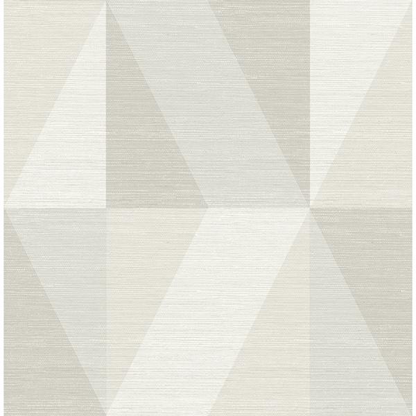 a street prints Winslow Bone Geometric Faux Grasscloth Wallpaper