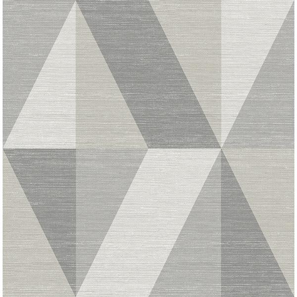 a street prints Winslow Stone Geometric Faux Grasscloth Wallpaper