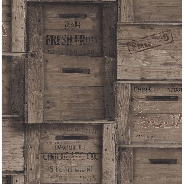 a street prints Wood Crates Dark Wood Distressed Wood