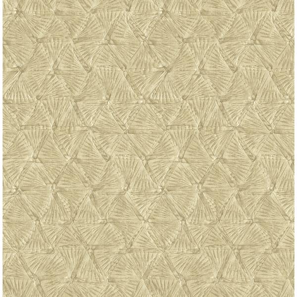a street prints Wright Gold Textured Triangle Wallpaper