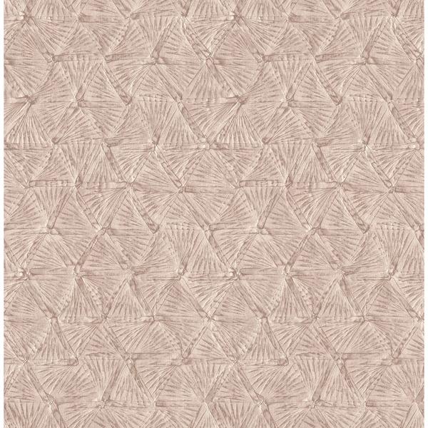 a street prints Wright Rose Gold Textured Triangle Wallpaper