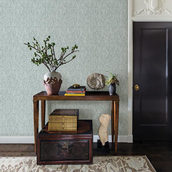 A Street Prints Wright Slate Textured Triangle Wallpaper