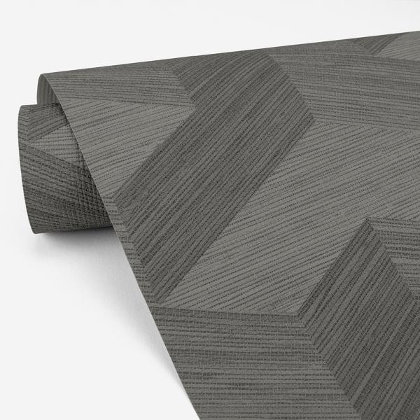 A Street Prints Y Knot Grey Geometric Texture Wallpaper