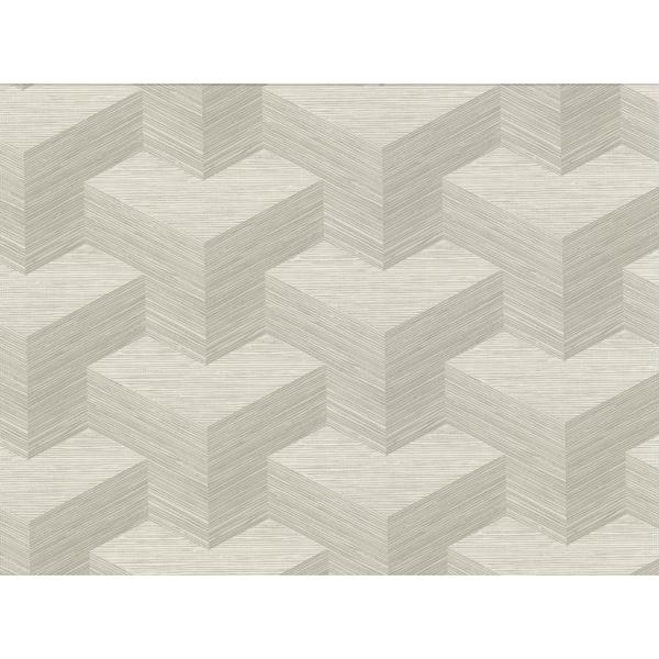 a street prints Y Knot Light Grey Geometric Texture Wallpaper