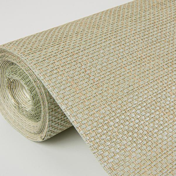 A Street Prints Yanyu Sage Paper Weave Grasscloth Wallpaper