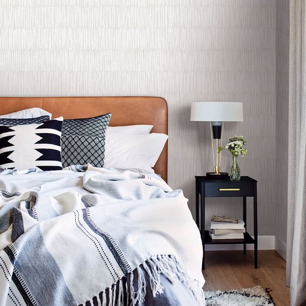 A Street Prints Zandari Pearl Distressed Texture Wallpaper