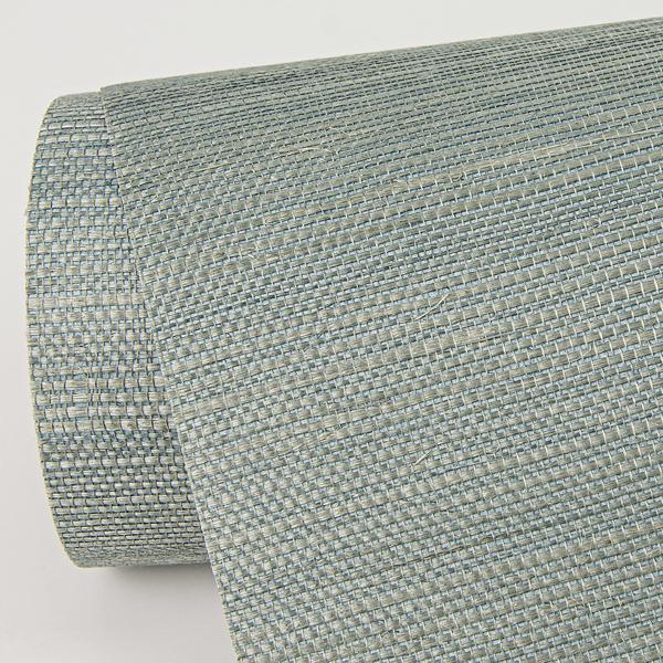 A Street Prints Zhejiang Aquamarine Sisal Grasscloth Wallpaper
