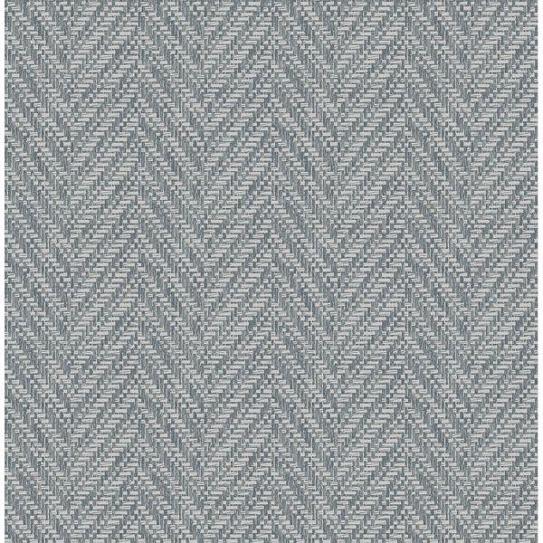 a street prints Ziggity Aegean Faux Grasscloth Wallpaper by Sarah Richardson