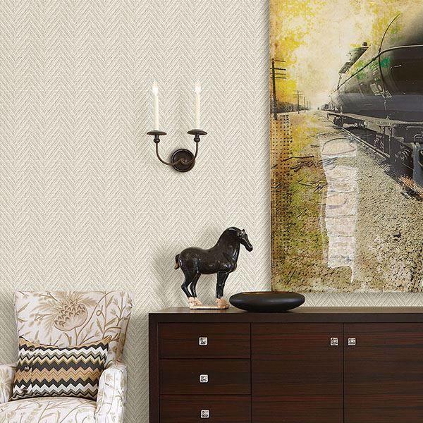 A Street Prints Ziggity Linen Faux Grasscloth Wallpaper By Sarah Richardson