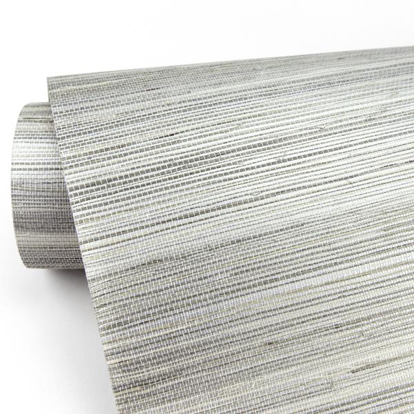 A Street Prints Zoysia Platinum Grasscloth Wallpaper