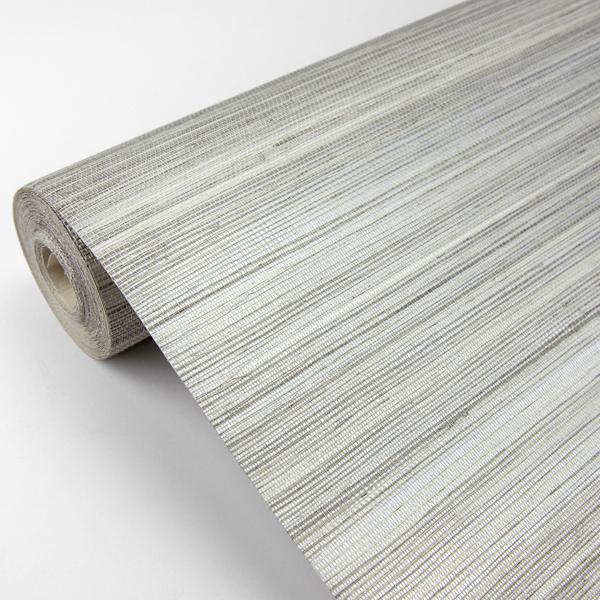 A Street Prints Zoysia Platinum Grasscloth Wallpaper
