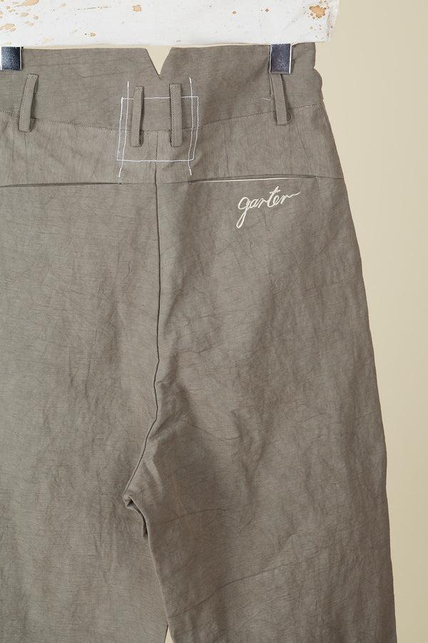 A Tentative Atelier Dyed Curve Pants