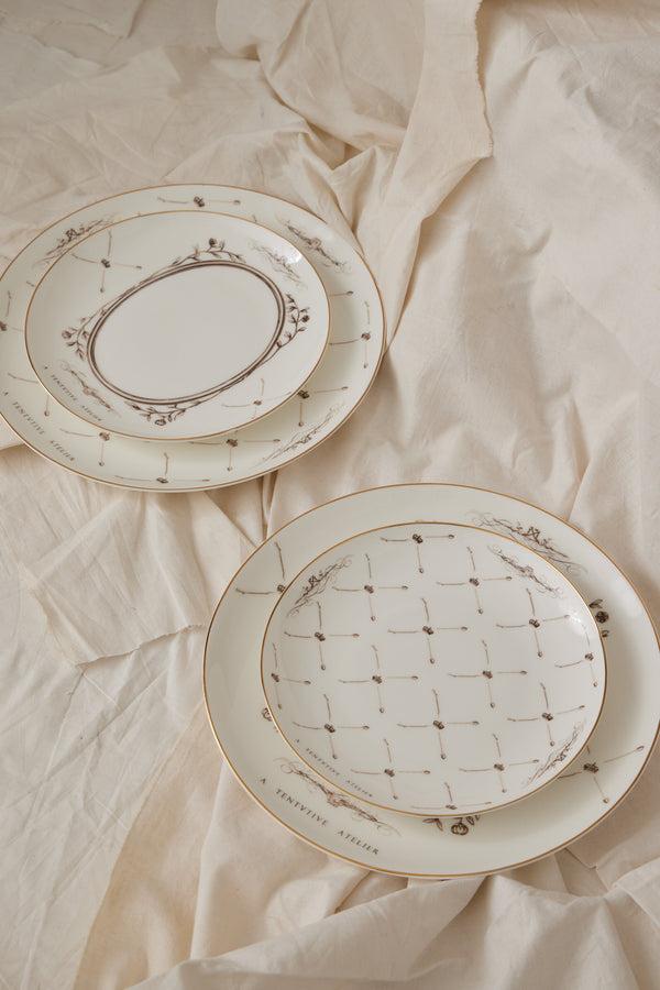 A Tentative Atelier Essi R. Porcelain 8.5''