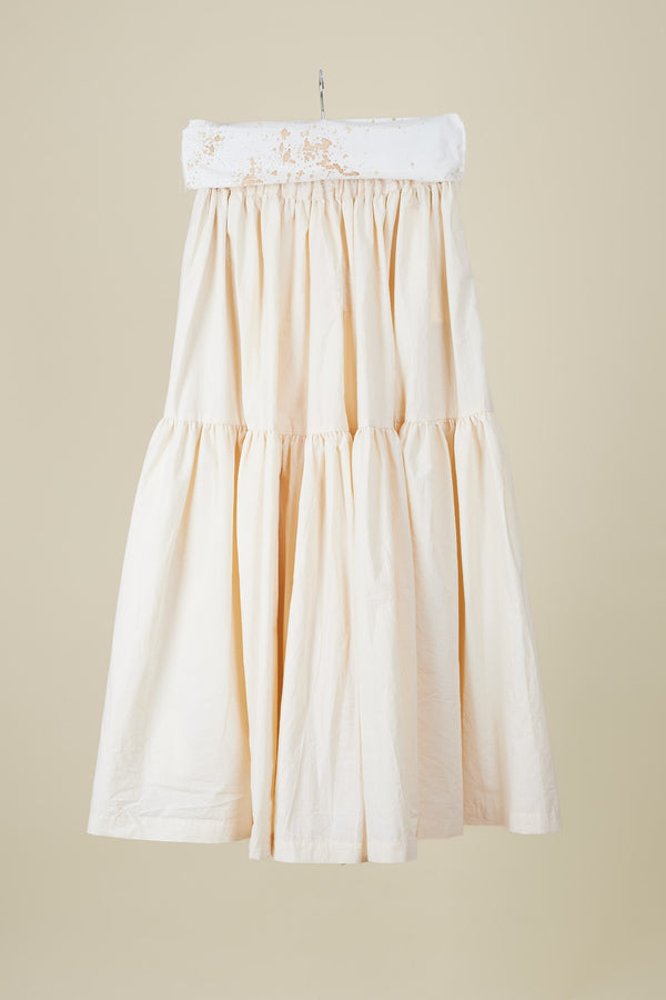 A Tentative Atelier Gathers Skirt