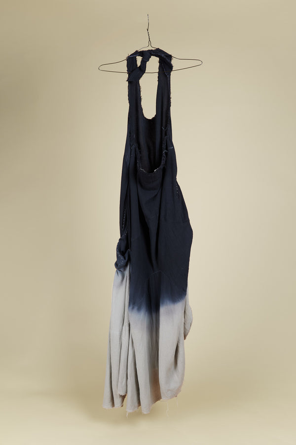 A Tentative Atelier Hand Stitched Draped Dress