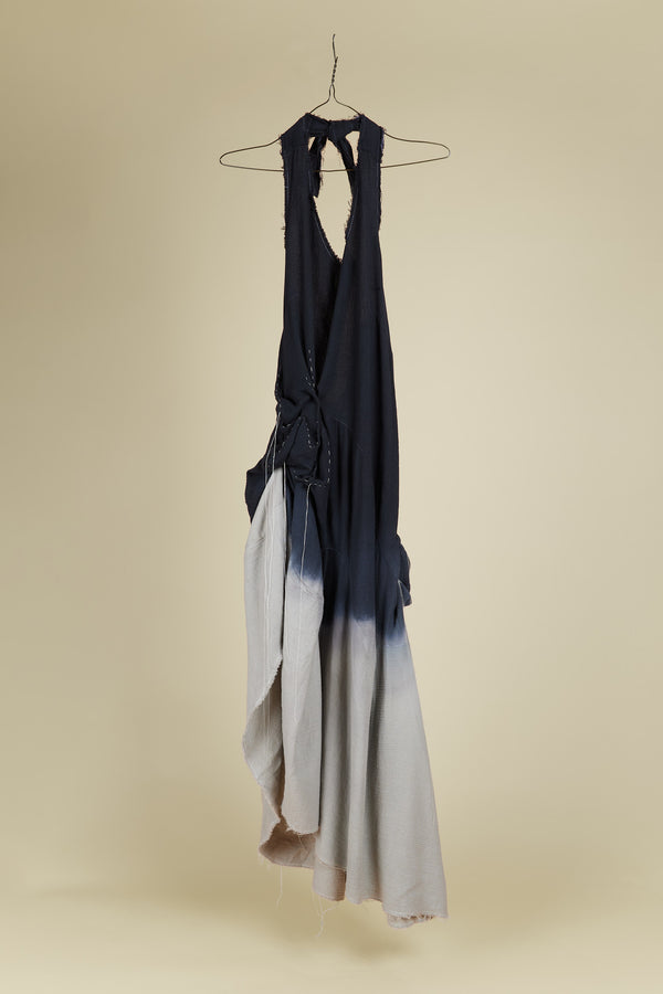 a tentative atelier Hand Stitched Draped Dress