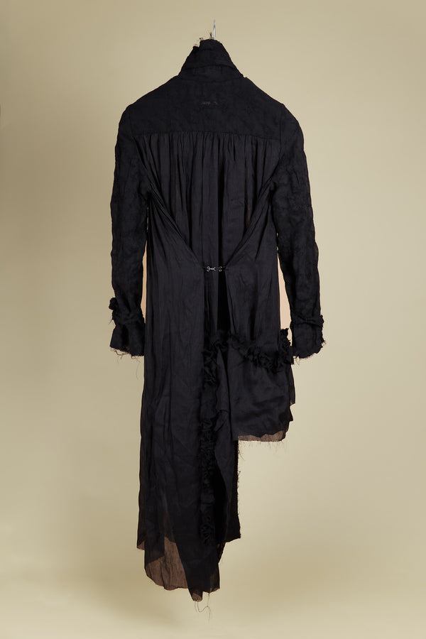 A Tentative Atelier Asymmetric Jacquard Dress Jacket