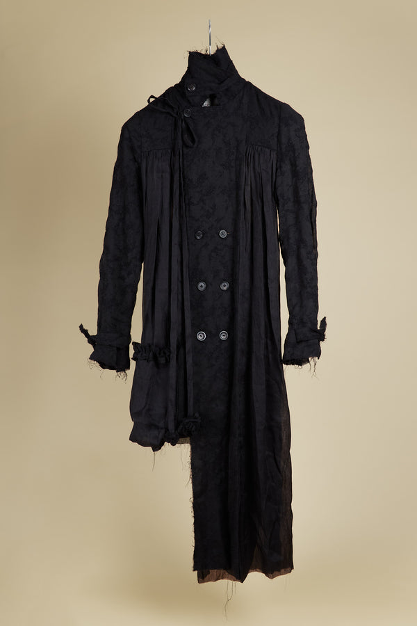 a tentative atelier Asymmetric Jacquard Dress Jacket