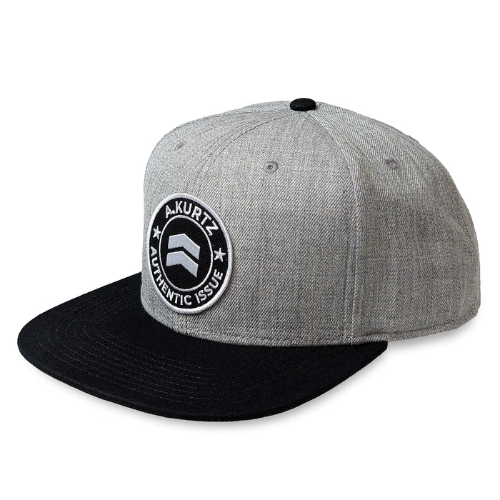 A.Kurtz Authentic Issue Trucker Snapback Cap Black