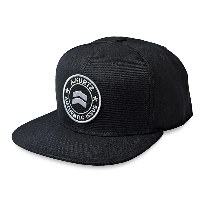 a. kurtz Authentic Issue Trucker Snapback Cap Black
