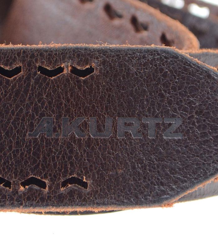 A. Kurtz Baker Buffalo Leather Belt BROWN