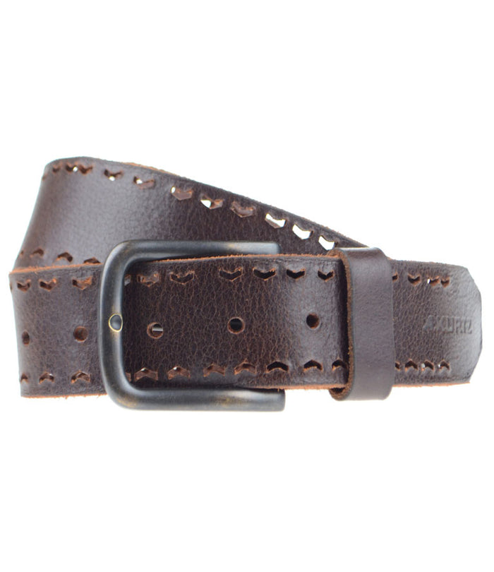 a. kurtz Baker Buffalo Leather Belt BROWN