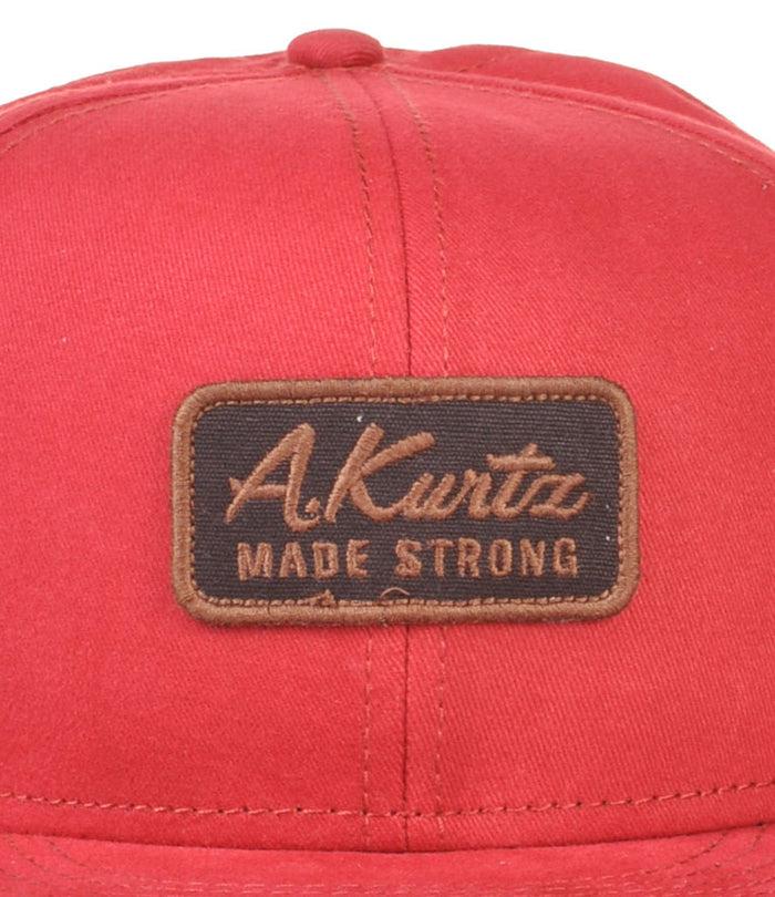 A. Kurtz Brewster Snapback Cap DK RED