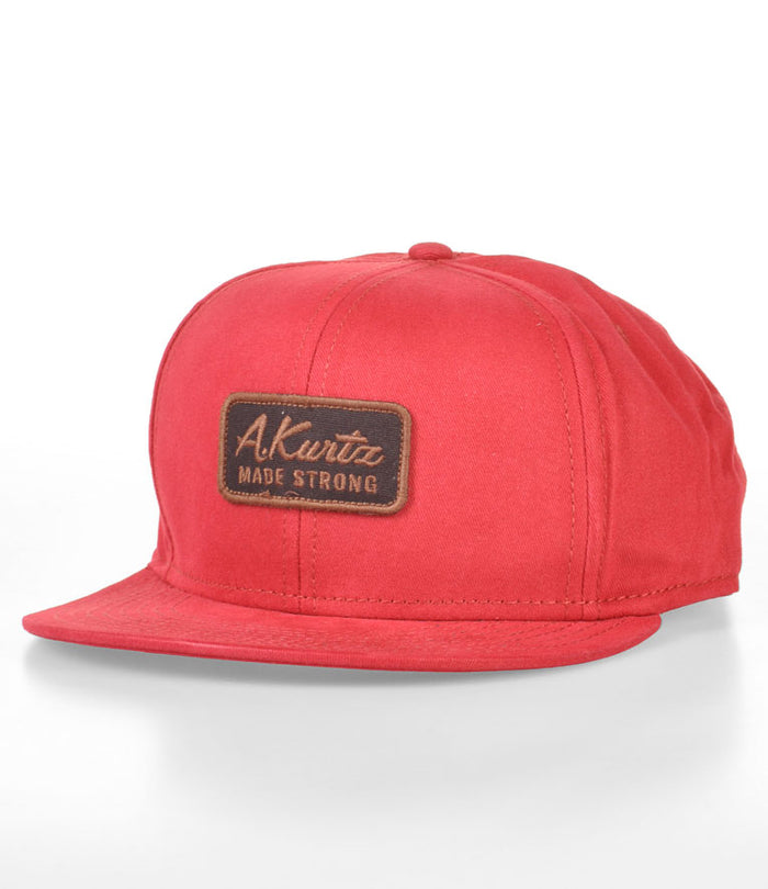 a. kurtz Brewster Snapback Cap DK RED