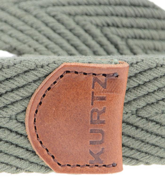 A. Kurtz Caleb Cotton Webbed Belt MILITARY