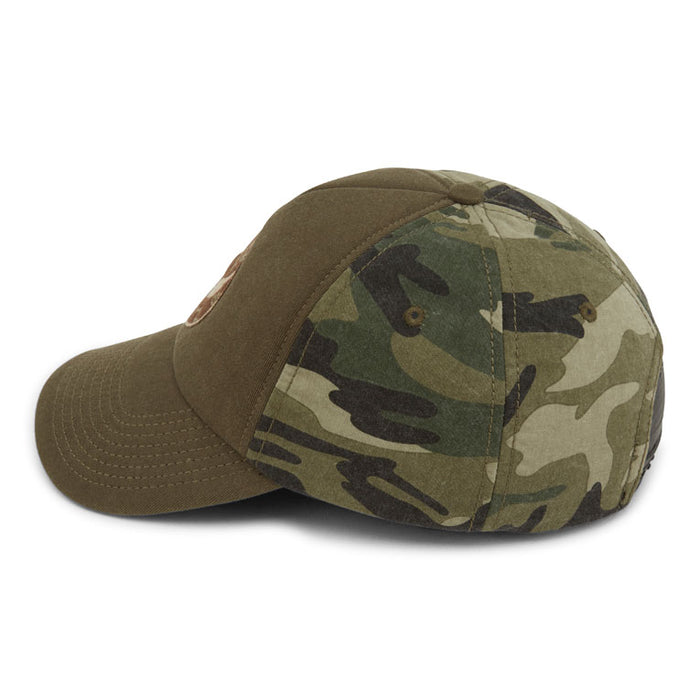A. Kurtz Camo Back Foam Baseball Cap OLIVE