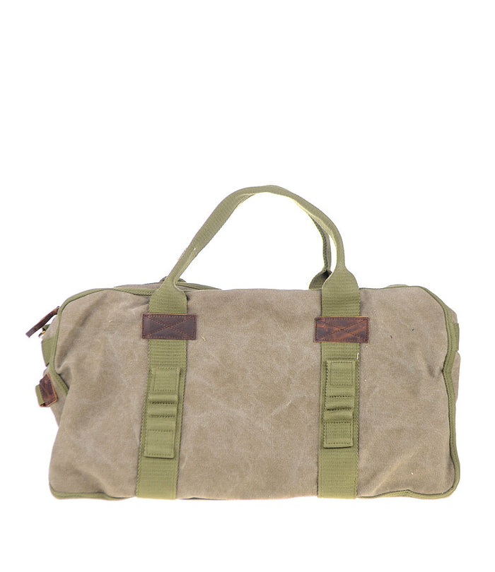 A. Kurtz Chestnut Canvas Weekender TAN