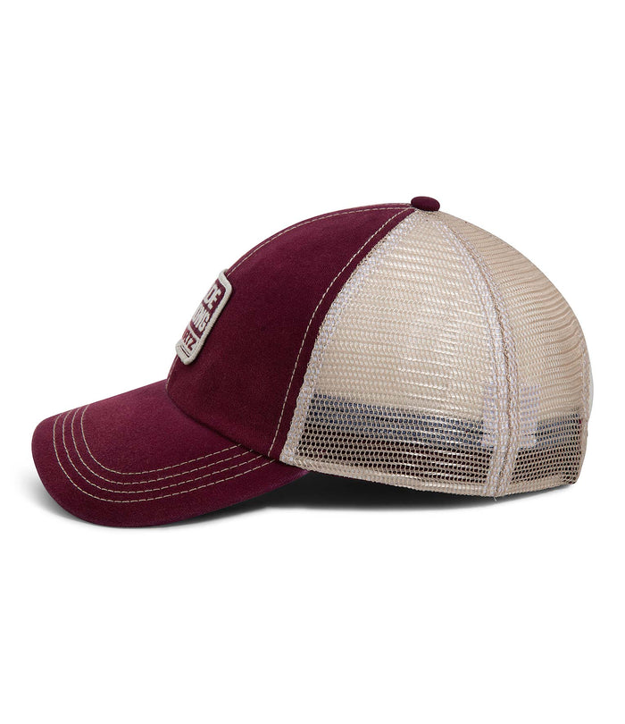 A. Kurtz Contrast Stitch Trucker Baseball Cap NAVY