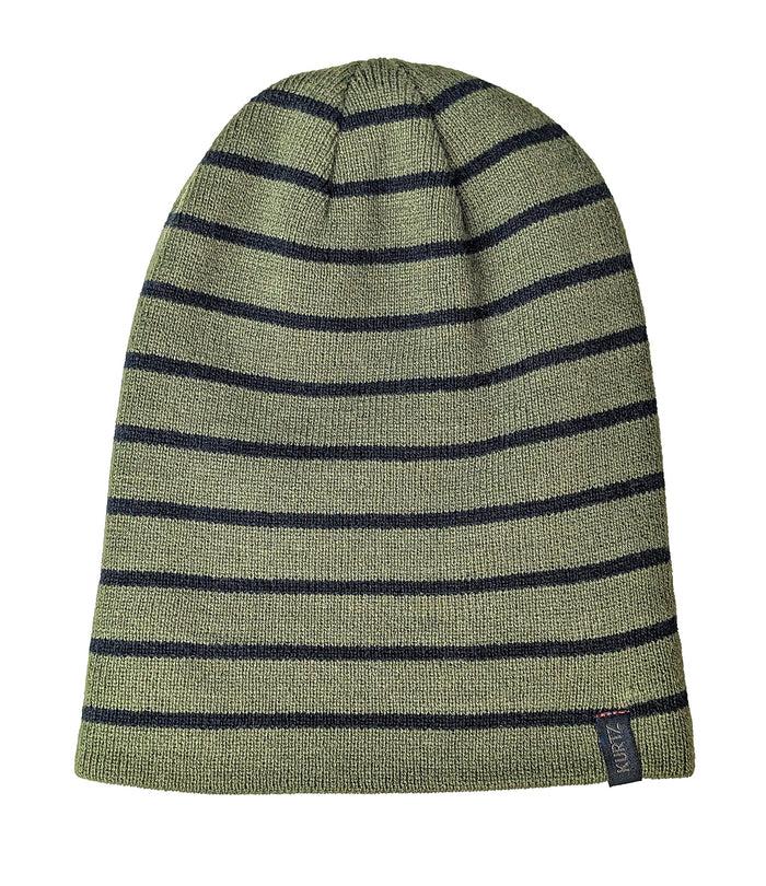 A. Kurtz Deck Stripe Beanie MILITARY