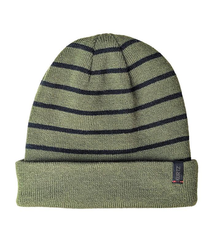 a. kurtz Deck Stripe Beanie MILITARY