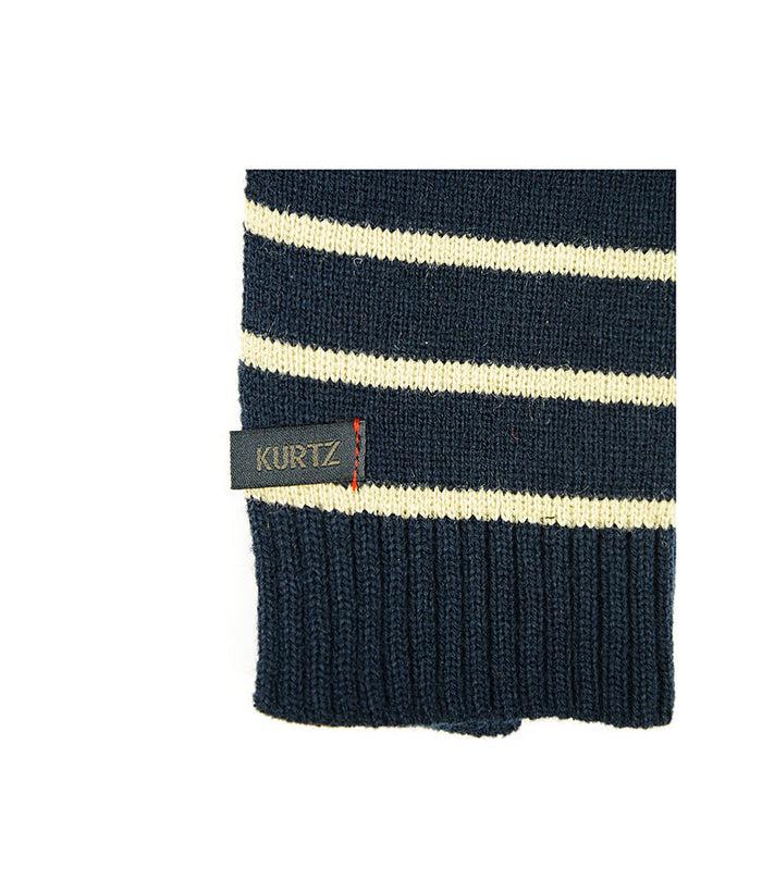 A. Kurtz Deck Stripe Scarf NAVY