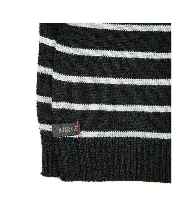 A. Kurtz Deck Stripe Scarf NAVY