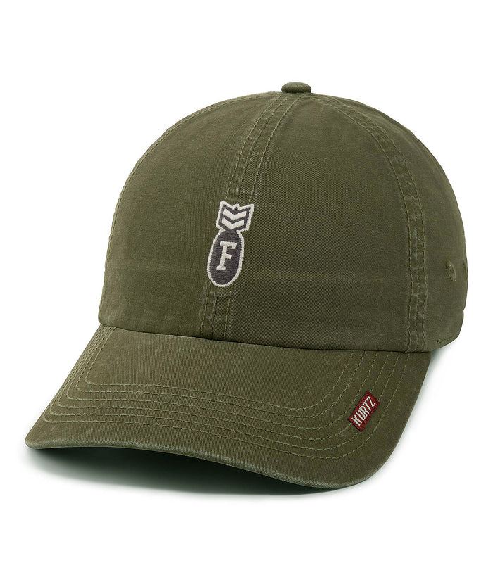 a. kurtz F-Bomb Baseball Cap OLIVE