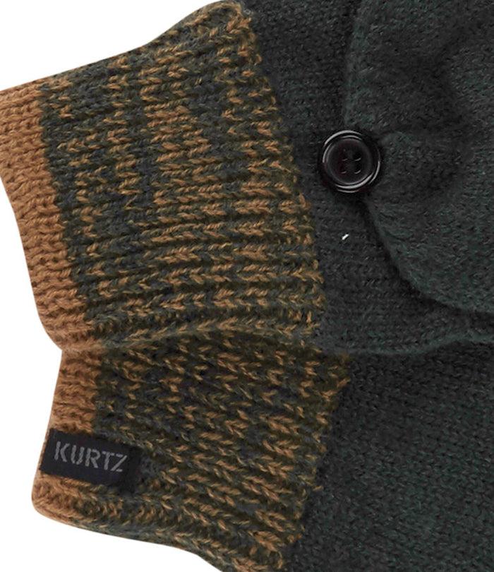 A. Kurtz Flag Convertible Glove HUNTER GREEN