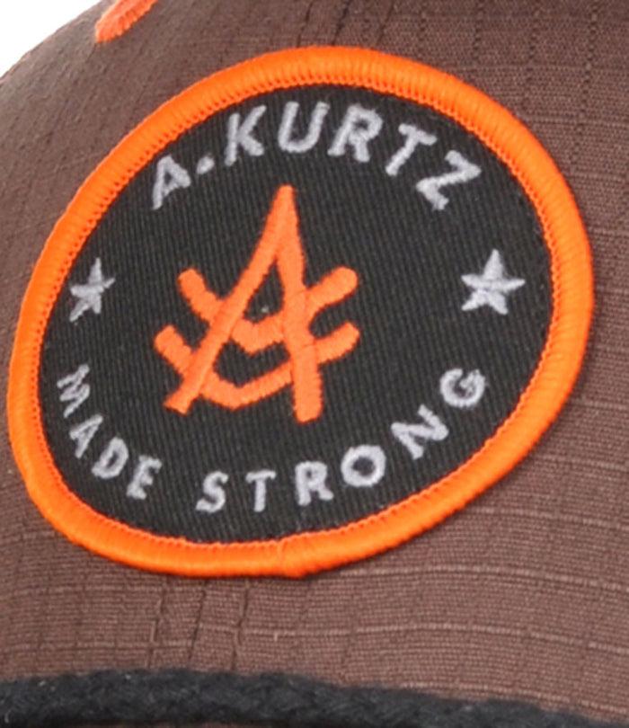 A. Kurtz Flat Visor Ripstop Cap BROWN