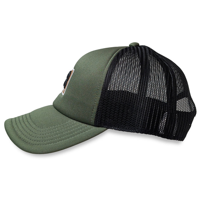 A. Kurtz Foam Chevron Trucker Cap DARK MILITARY
