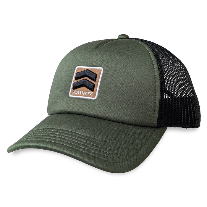 a. kurtz Foam Chevron Trucker Cap DARK MILITARY
