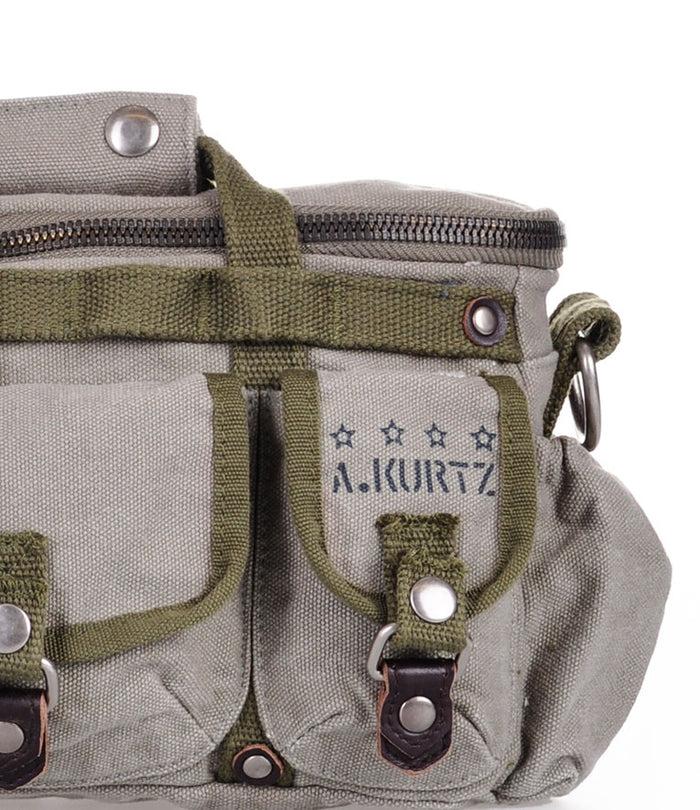 A. Kurtz Hitch Tactical Canvas Satchel GREEN