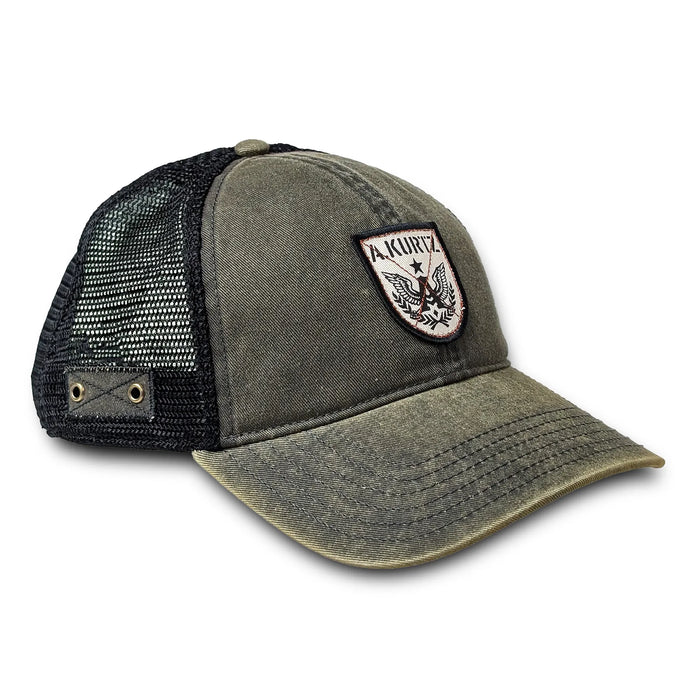 A. Kurtz Jet Pilot Baseball Cap Gray Jet Wash