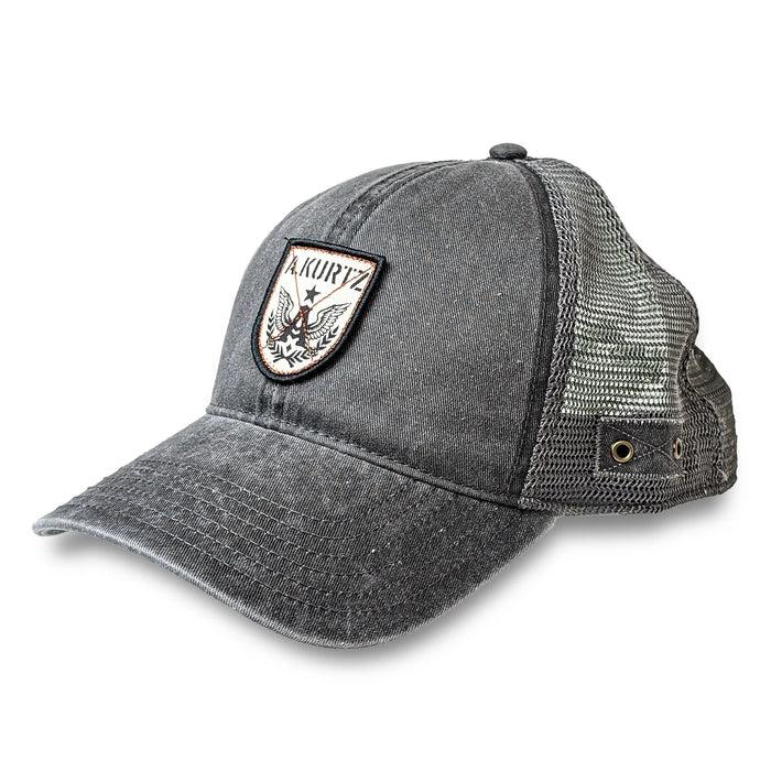 a. kurtz Jet Pilot Baseball Cap Gray Jet Wash