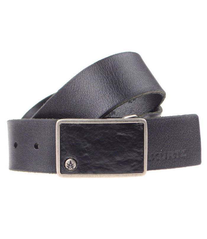 A. Kurtz Keller Buffalo Leather Belt BROWN