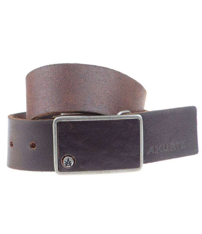 a. kurtz Keller Buffalo Leather Belt BROWN