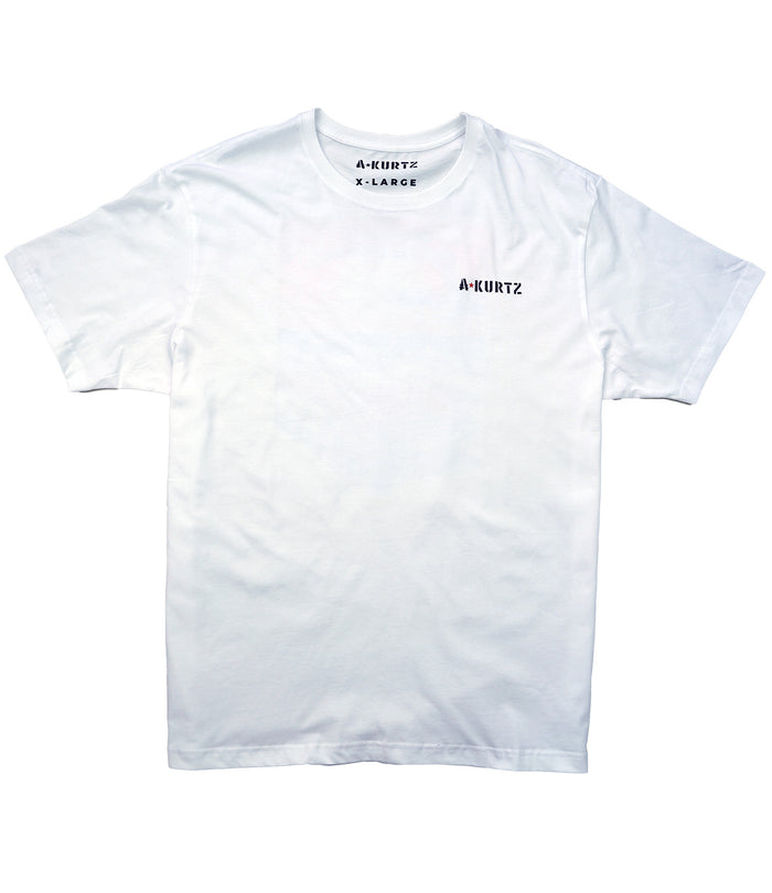 a. kurtz Kurtzlifornia Beach Graphic Tee S/S White