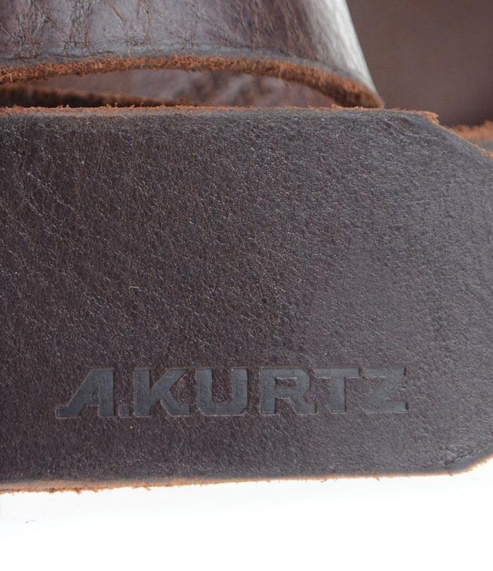 A. Kurtz Lambert Buffalo Leather Belt BROWN