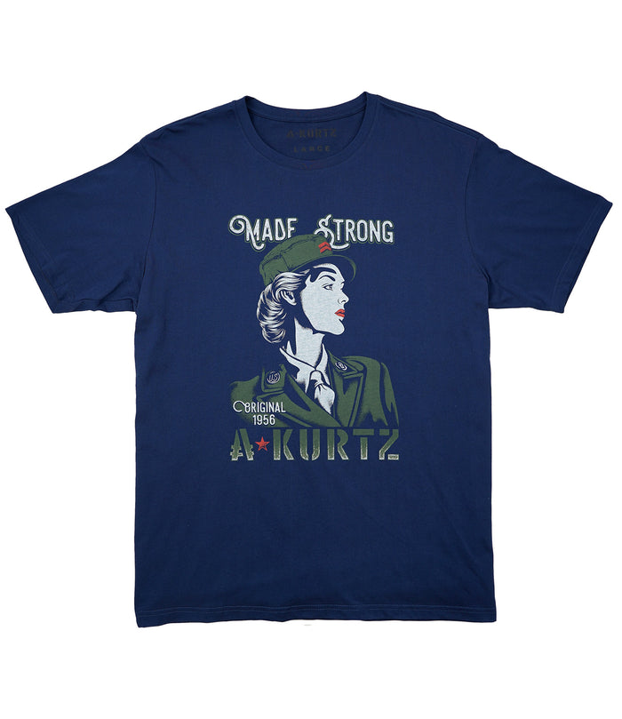 A. Kurtz Made Strong Vintage Graphic Tee S/S Black