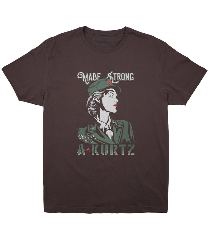 A. Kurtz Made Strong Vintage Graphic Tee S/S Black